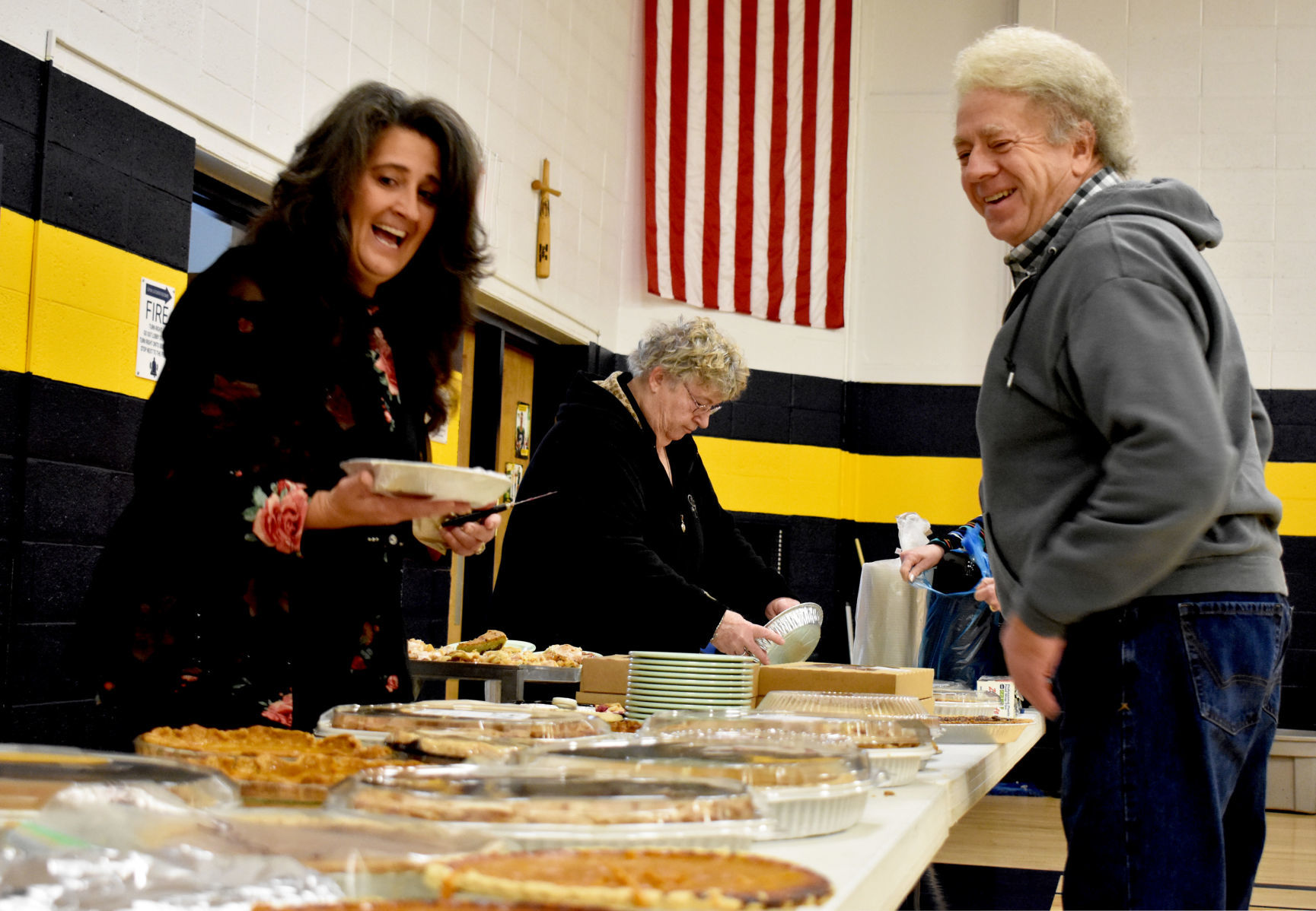 Pie table fills up quickly